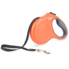 Fida Retractable Dog Leash, 16 ft Dog Walking Leash for Medium Dogs up to 44lbs, Tangle Free, Orange
