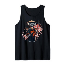 Koala Samurai Warrior Art Japanese Culture Aesthetics Tank Top