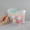 Sterilite Large Nesting ShowOffs, Stackable Small Storage Bin with Latching