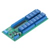 Relay Module RS485 Isolated 12‑in 12‑out RTU protocol DIN35 PLC