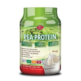 Olympian Labs Vanilla Pea Protein, 821 Grams, 20 servings