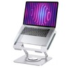 MENDELEEV STYLE Silver Laptop Stand for Desk with 360 Rotating