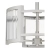 QUOIZEL Lexon 3 -Light 13" Brushed Nickel Semi Flush Mount
