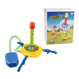 2 in 1 Jump Launchers for Kids Foam  Bubble Blower Outdoor Games Activities Gift Toys for Boys Girls