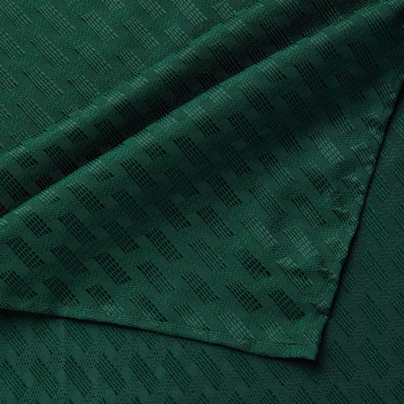 Violet Linen Christmas Novelties Ribbed Striped Pattern Polyester Jacquard Tablecloths,