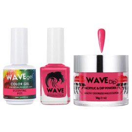 WAVEGEL Soak-Off Gel, Nail Lacquer & Acrylic/Dip Powder Matching Set - Simplicity Collection - #P171 Eccentric