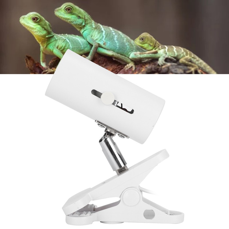Reptile Sun Basking Lamp Clip on Bracket Rotatable Heat Light