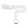 HUAREW 1 1/4 Inch Siphon, Adjustable Sink Siphon, 360° Adjustable