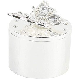 Butterfly and Crystals Trinket Box New & Boxed