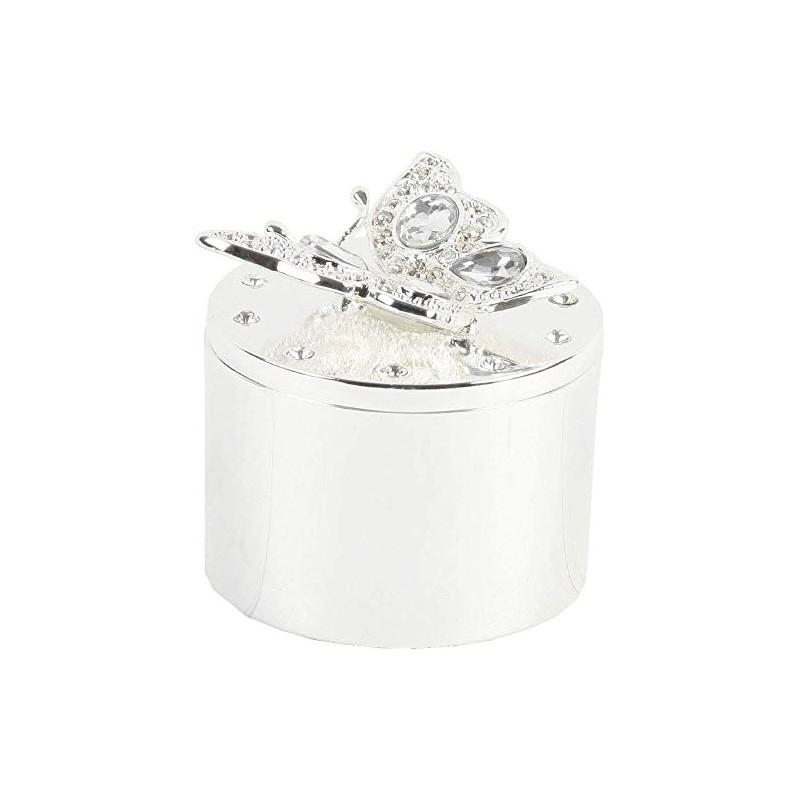 Butterfly and Crystals Trinket Box New & Boxed