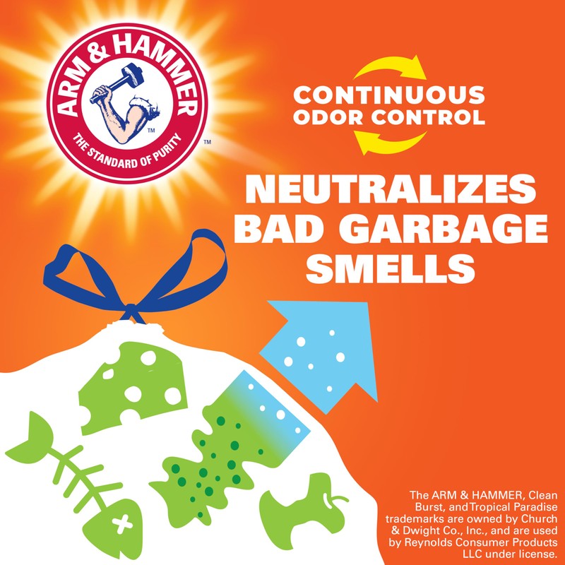 Hefty Ultra Strong Tall Kitchen Trash Bags - Citrus Twist,