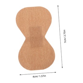 Ipetboom 50pcs Fabric Fingertip Bandages Toenail Bandage Grip Tape Wrist Tape Elastic Cloth Khaki