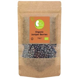 Organic Juniper Berries - Certified Organic - by Busy Beans Organic (50g)