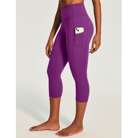 Ewedoos Capri Leggings for Women High Waisted Yoga Pants for Women with Pockets Tummy Control Workout Leggings Yoga Capris