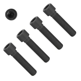 TERF® M5 X 10mm Hex Socket Cap Head Machine Screws Self Colour Black High Tensile Grade 12.9 Machine Screw M5 (5mm) X 10mm Allen Key Hexagonal Socket cap Bolts - Pack of 20