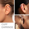 Suplight 925 Sterling Silver Octopus Ear Cuff Small Cartilage Cuff