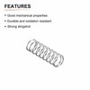 DTGN 0.5x5x15mm (DxODxL) Compression Springs, 50 Pack, Perfect for Machinery,