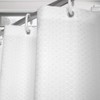 AooHome 72x78 Inch White Shower Curtain, Extra Long Fabric Bathroom
