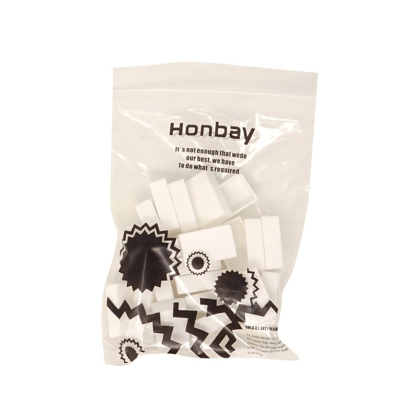 Honbay 24PCS Plastic Empty Watercolor Paint Pans Full Pans (White)