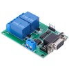 Relay Switch Board,2 Channel Serial Port Relay Module RS232 UART