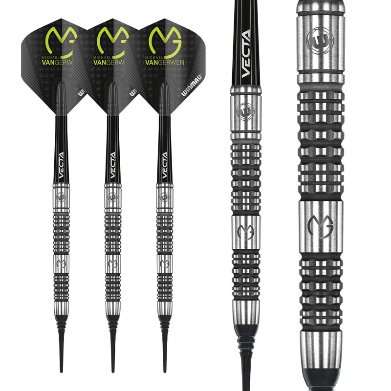 WINMAU Michael van Gerwen MvG Absolute Tungsten Softip Darts Set