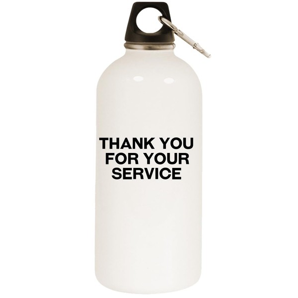 Los Drinkware Hermanos Thank You for Your Service - White