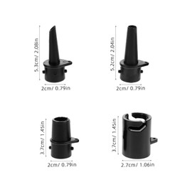 Abaodam 1Set Inflatable Sup Adapter Kit Paddle Board Inflation Nozzle with Multiple for Efficient Setup Compact Portable Design for Quick Inflation