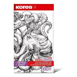 Kores Papel Hectografico Tattoo Kores 216 Oficio 100 Hojas