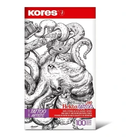Kores Papel Hectografico Tattoo Kores 216 Oficio 100 Hojas