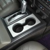cartiangous Aluminum Interior Shifter Console Cup Holder Heighten Pad For