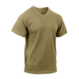 3-Pack of Rothco AR 670-1 Compliant Coyote Brown Military T-Shirts, 2XL