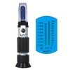 Domary Salinity Refractometer Handheld Seawater Hydrometers Optical Salinity Tester Portable