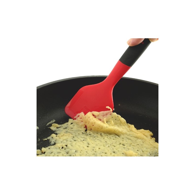 Norpro 1088R Cepillo de fregar/raspador, rojo, 13 pulgadas