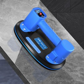Procci Electric Tile & Glass Vacuum Lifter – Industrial Heavy-Duty Suction Cup, Max 660 LBS/300 KG, Dual Motor Power, LCD Screen, Quick Release, 12 Hours Runtime, 4500mAh Battery – PL-XP057