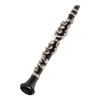 Black Miniature Clarinet, Miniature Clarinet Model, Toy with Stand and