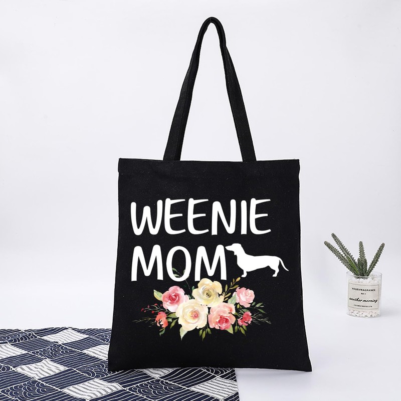 BDPWSS Dachshund Tote Bag - Weenie Mom BLTG CA -