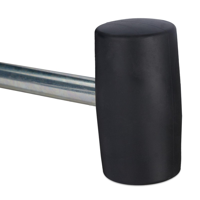 Rubber Mallet 2in1 Camping Peg Puller Hook 800g Tent Hammer