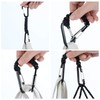 BRAVESHINE Double Head Paracord Braided Carabiner Paracord Lanyard Keychain Keychain