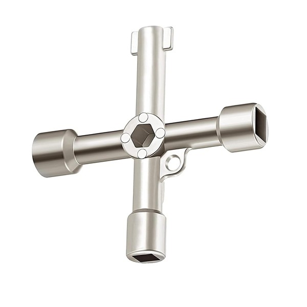 Probuk Square key, control cabinet key, multifunctional key, cross key,