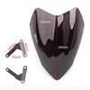 Mokuo Dark Brown Nearly Black Motorcycle Windshield Fit for Honda