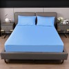 Fitted bed Sheet 40CM Extra Deep Sky Blue Single Bed