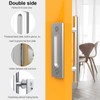 QINAIXQM 30 cm Sliding Door Handle, Double-Sided Barn Door Handle,