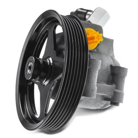 A-Premium Power Steering Pump with Pulley 6-Groove Compatible with Ford F-150 1997-2003 F-250 1997-2007 Expedition 2001-2002 Crown Victoria Grand Marquis 1999-2002 V8 4.6L 5.0L 5.4L 5.8L 7.3L 7.5L