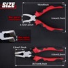 LEONTOOL 2 Pcs Glass Running Pliers and Grozer Pliers for
