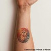 'Tawny Owl' Temporary Tattoo - Water Resistant, Skin-Safe, Non-Toxic Transfer
