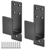 2x4 Door Barricade Brackets, Btowin VCF Pack of 2 U