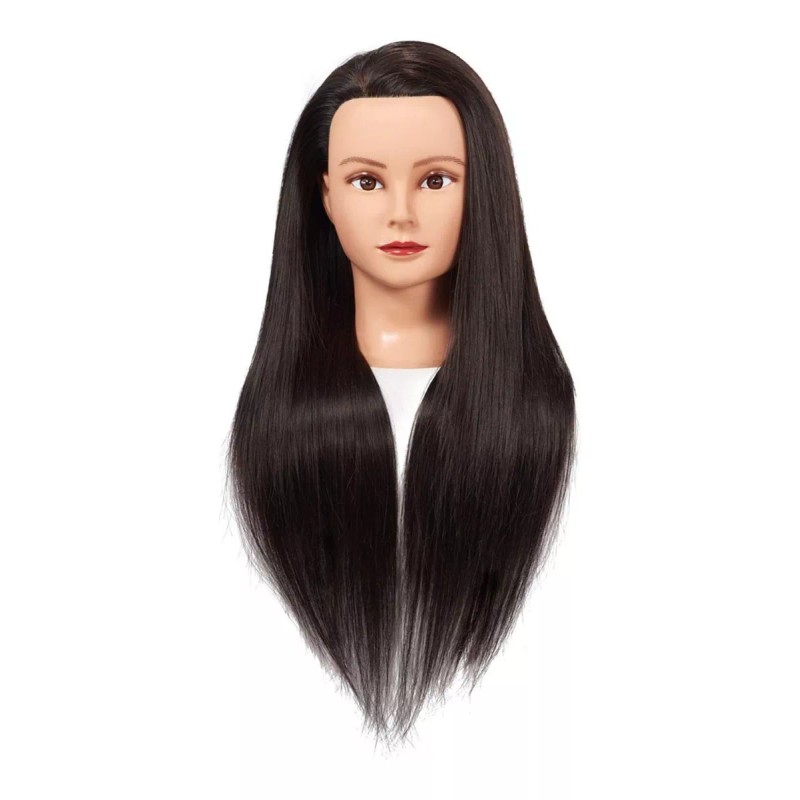 XUCHANG RUIYIN HAIR PRODUCTS Cabeza De Maniquí Entrenamiento Cabello Sintético