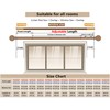 Curtain Rods 211 Inch for Window 200 Inch, Adjustable Length