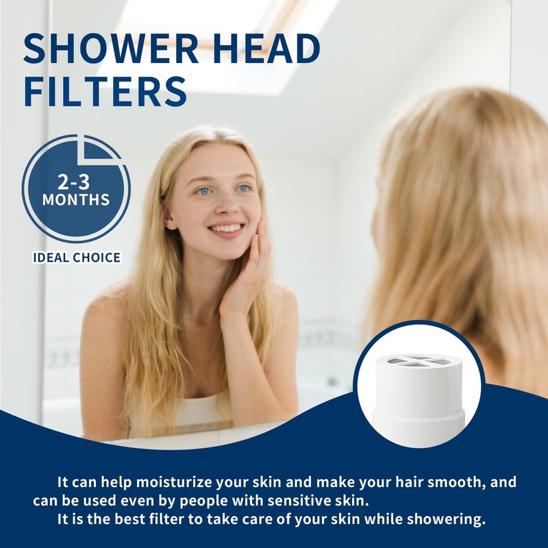 4Pcs Compatible with Jolie Shower Head, KDF-55 Replacement Filters