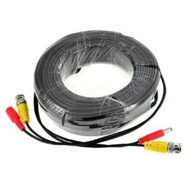 SSL BNC Video Power Cable For CCTV Camera DVR Security System (5M, Black)